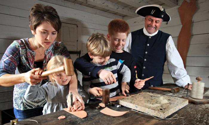 Family fun activities at the Colonial Quarter
